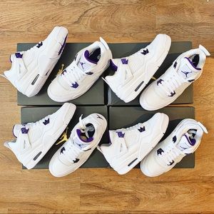 Jordan 4 metallic purple size 7Y brand new.